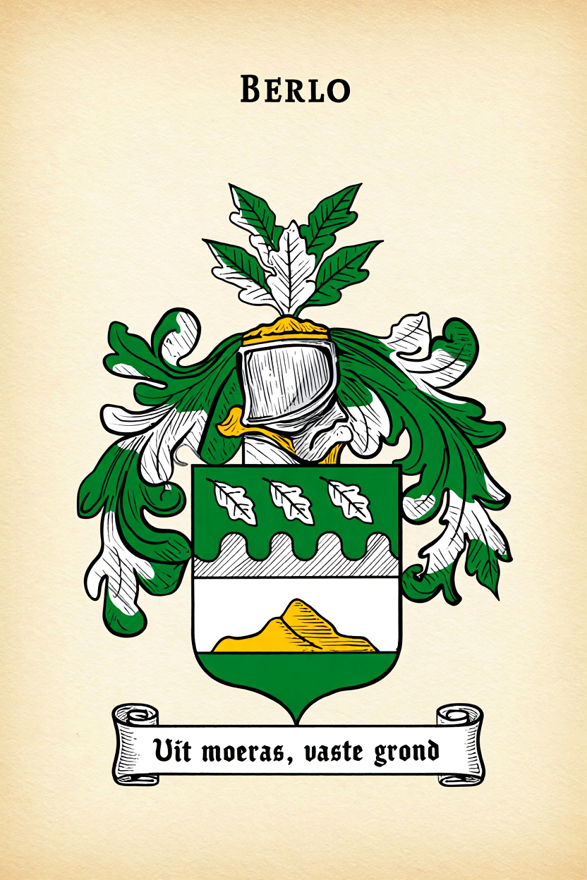 Familiewapen van de achternaam BERLO