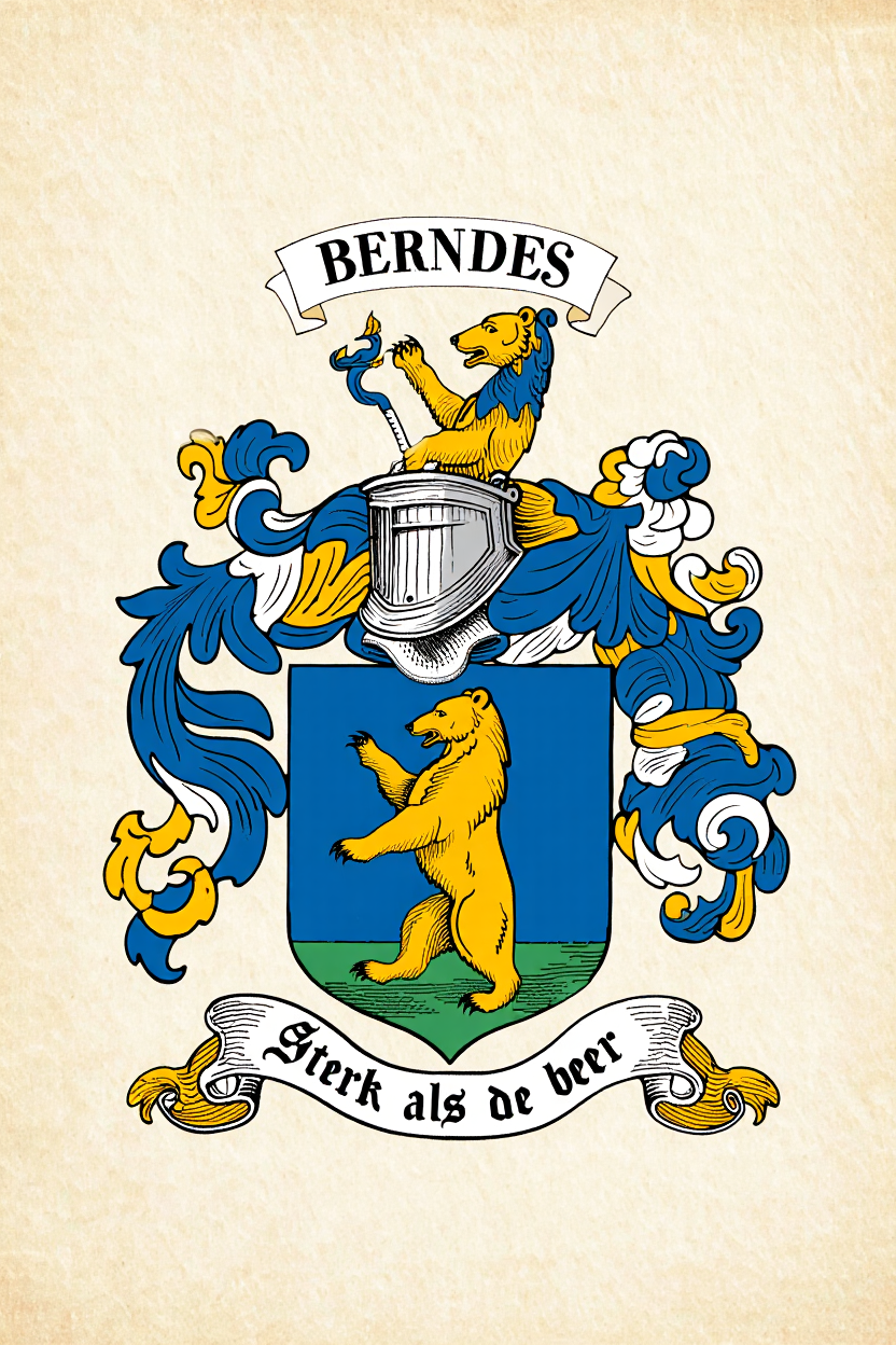 Familiewapen van de achternaam BERNDES