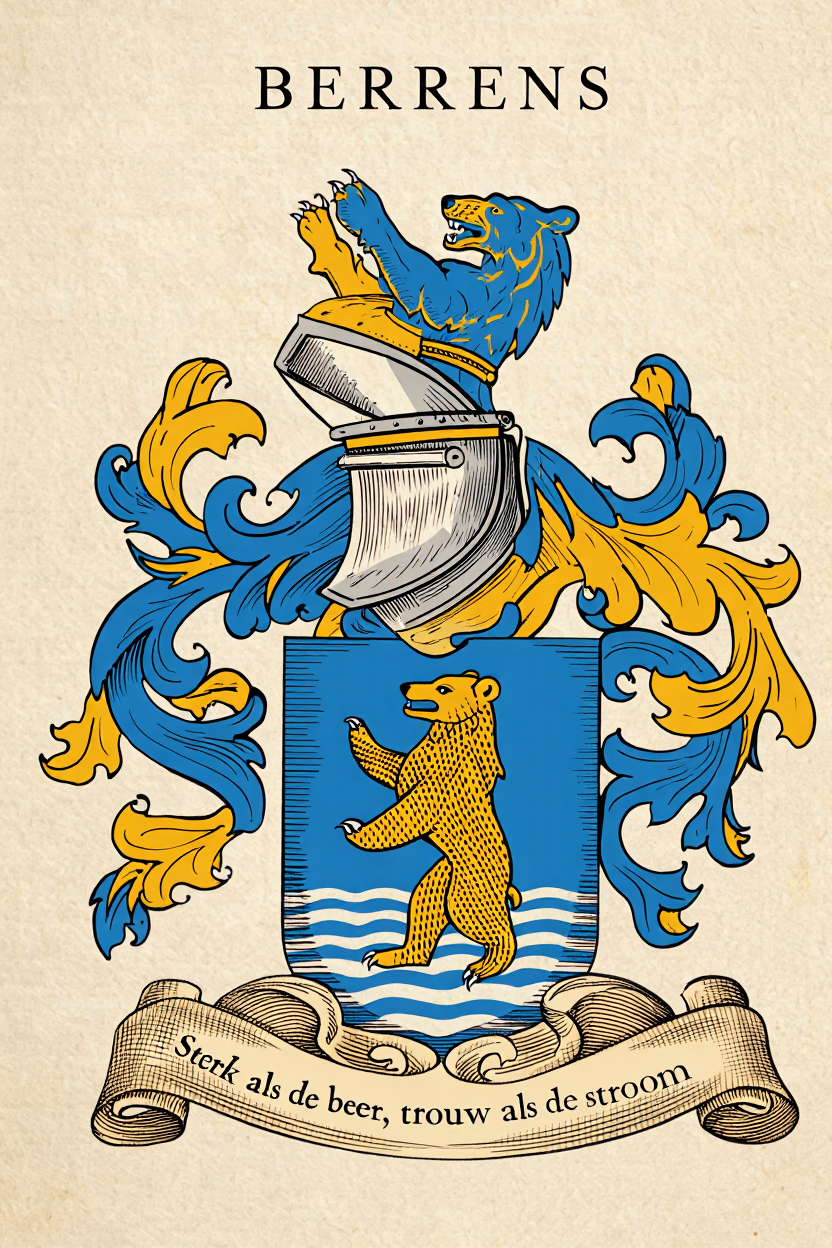 Familiewapen van de achternaam BERRENS