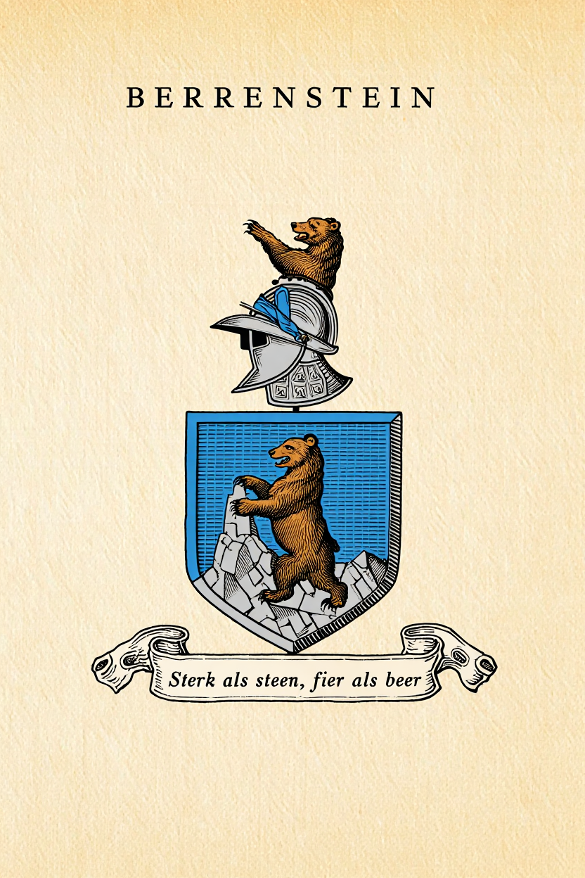 Familiewapen van de achternaam BERRENSTEIN (vergrendeld)