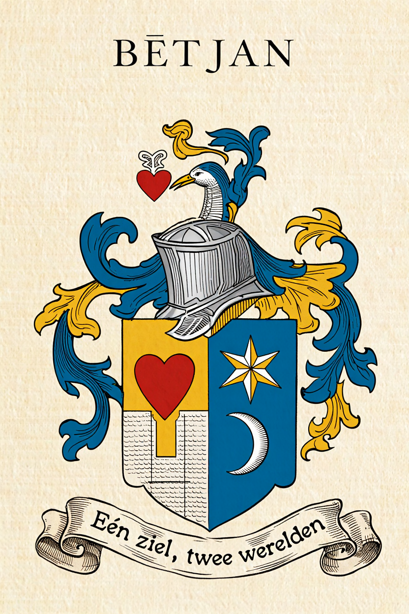 Familiewapen van de achternaam BETJAN (vergrendeld)