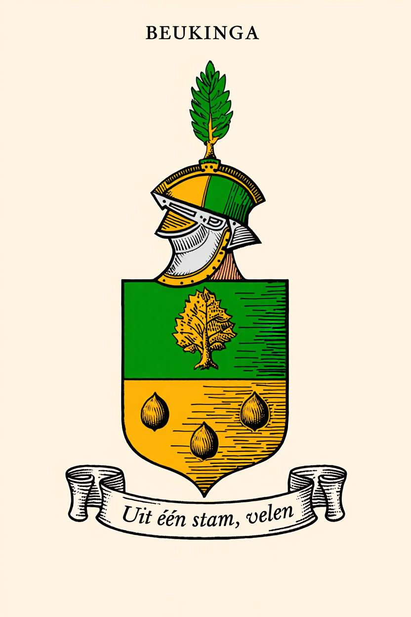 Familiewapen van de achternaam BEUKINGA
