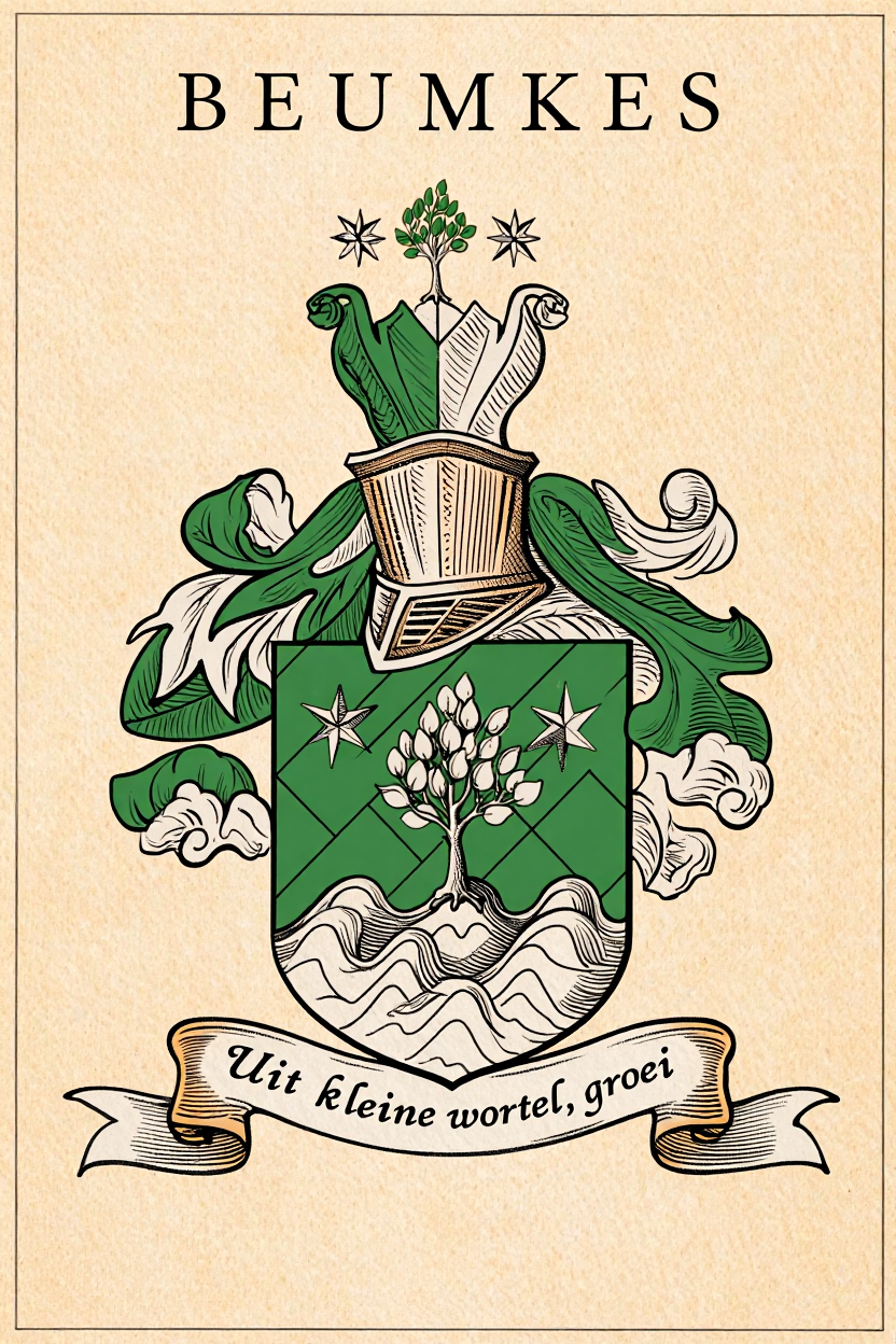 Familiewapen van de achternaam BEUMKES (vergrendeld)