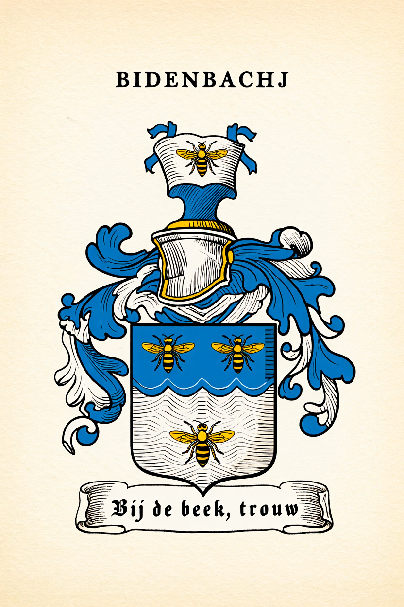 Familiewapen van de achternaam BIDENBACHJ