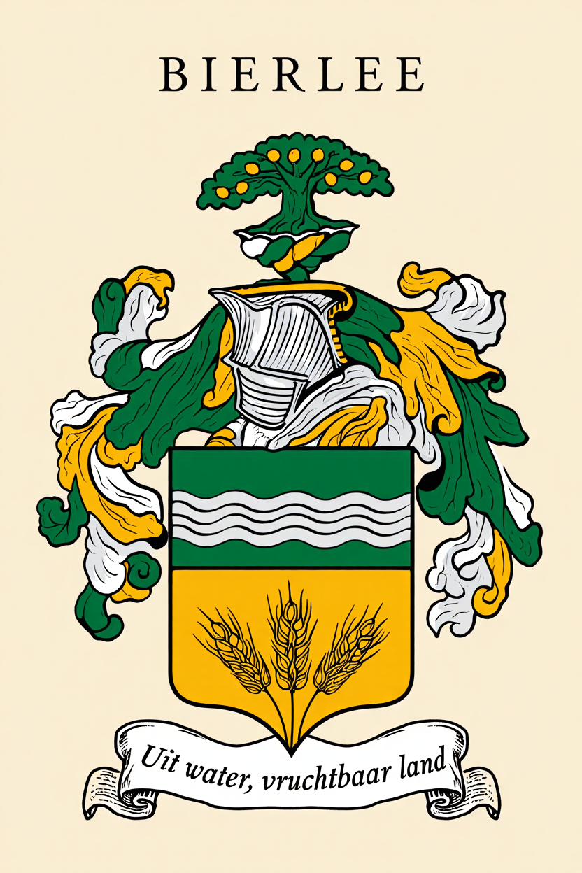 Familiewapen van de achternaam BIERLEE