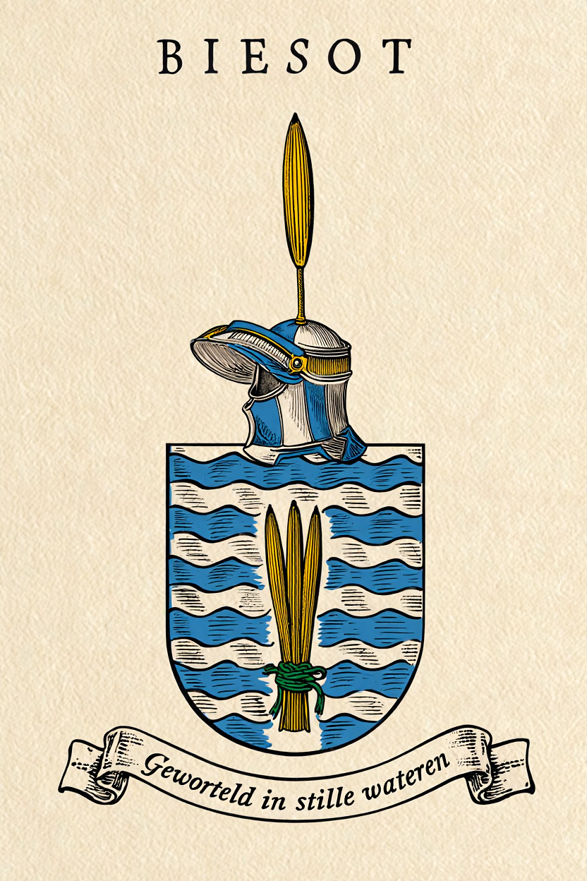 Familiewapen van de achternaam BIESOT