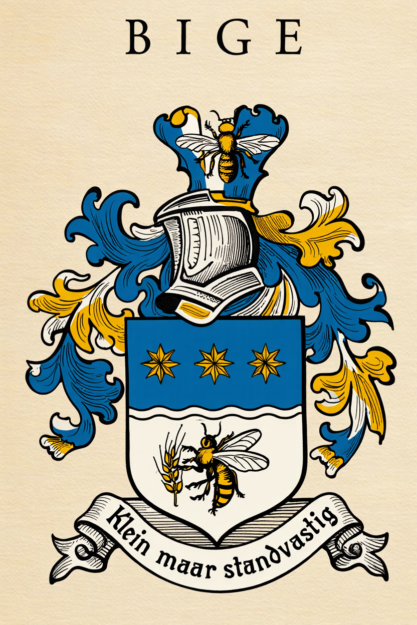 Familiewapen van de achternaam BIGE