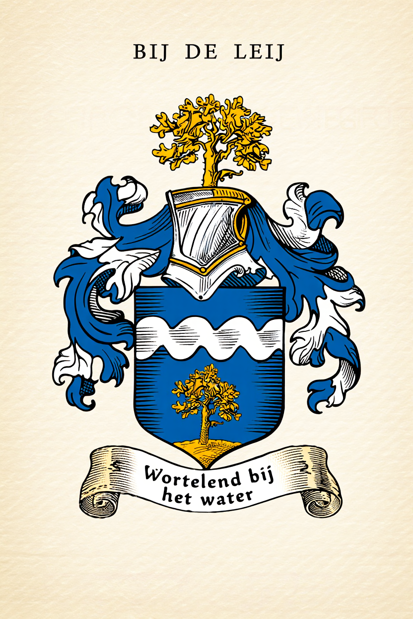 Familiewapen van de achternaam BIJ DE LEIJ
