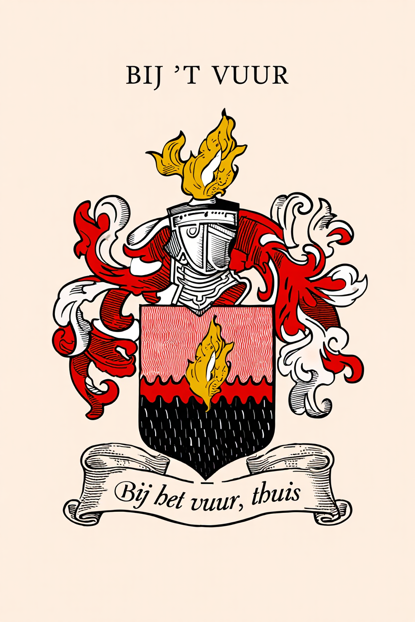 Familiewapen van de achternaam BIJ 'T VUUR