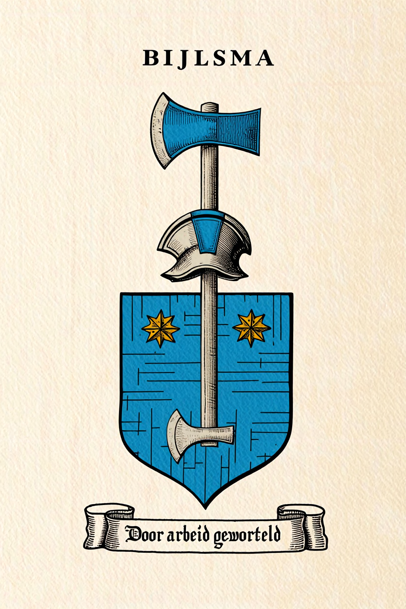 Familiewapen van de achternaam BIJLSMA