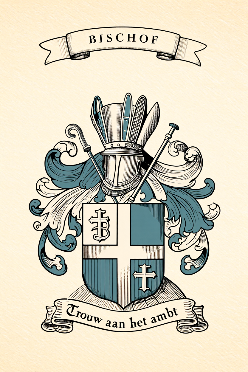 Familiewapen van de achternaam BISCHOF (vergrendeld)