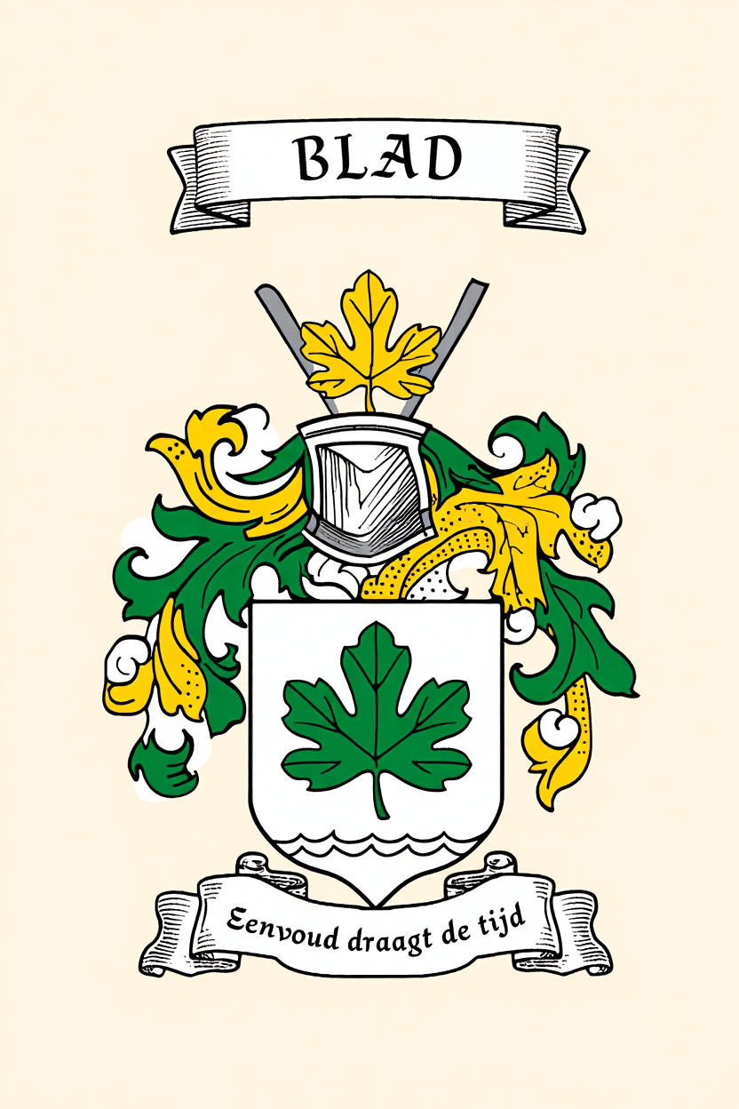 Familiewapen van de achternaam BLAD