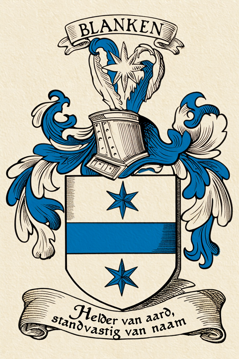 Familiewapen van de achternaam BLANKEN