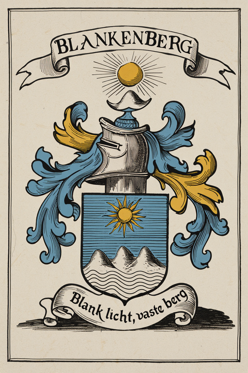 Familiewapen van de achternaam BLANKENBERG