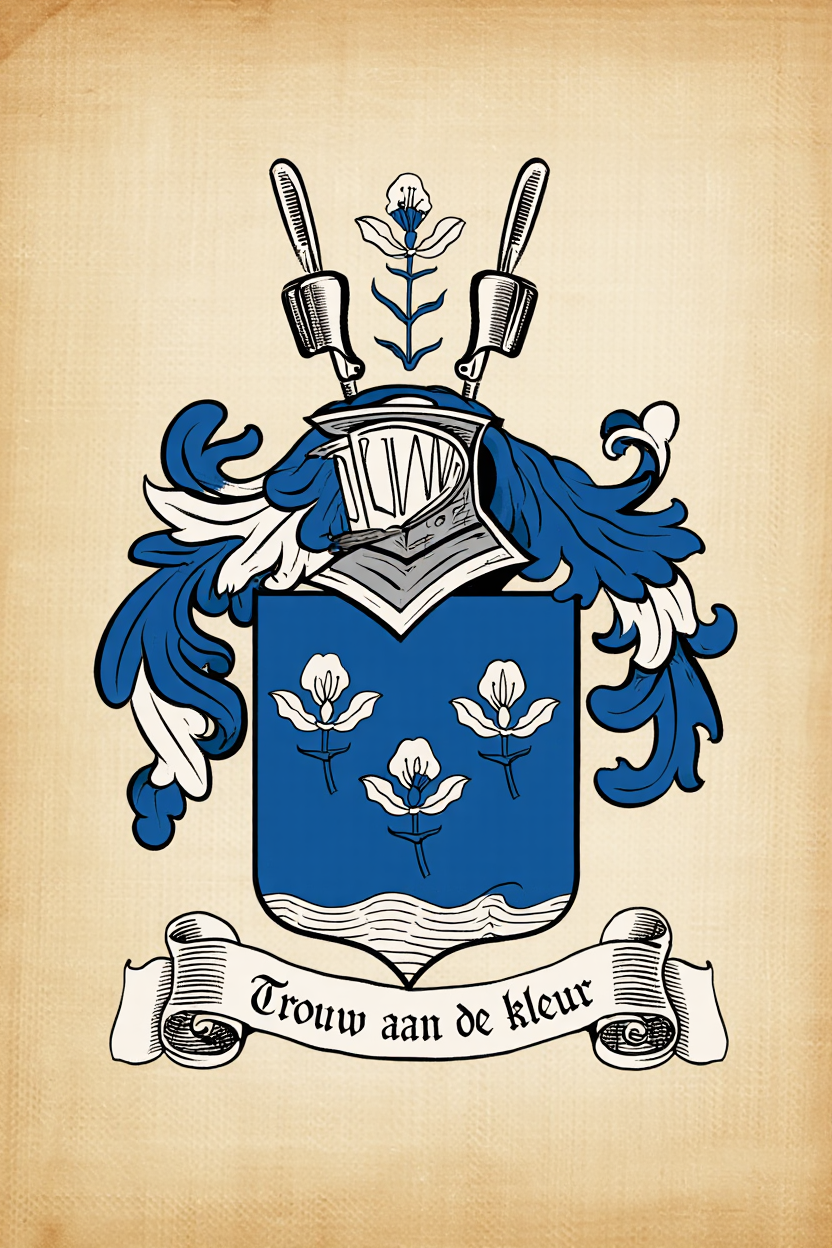 Familiewapen van de achternaam BLAUW