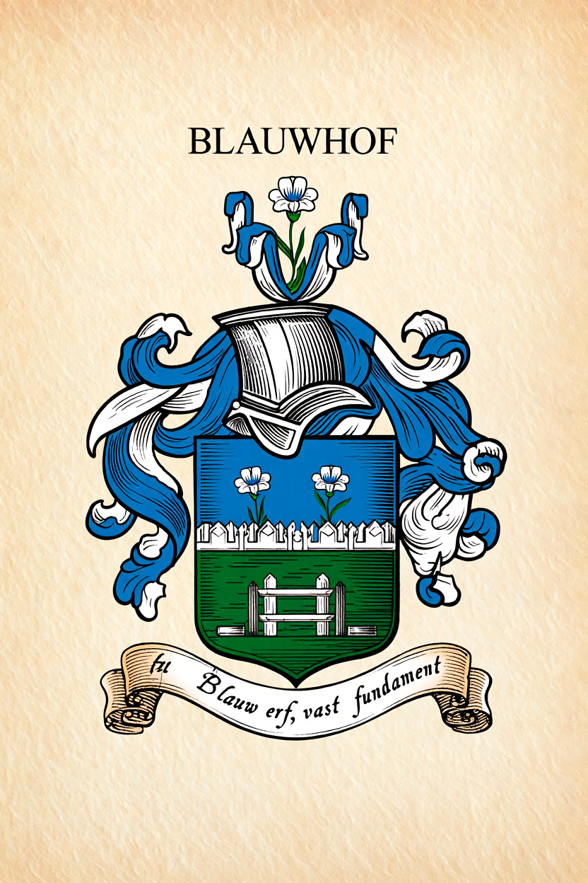 Familiewapen van de achternaam BLAUWHOF