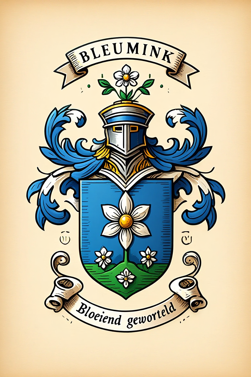 Familiewapen van de achternaam BLEUMINK