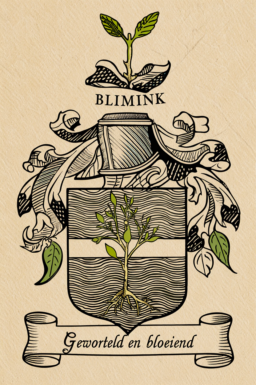 Familiewapen van de achternaam BLIMINK (vergrendeld)