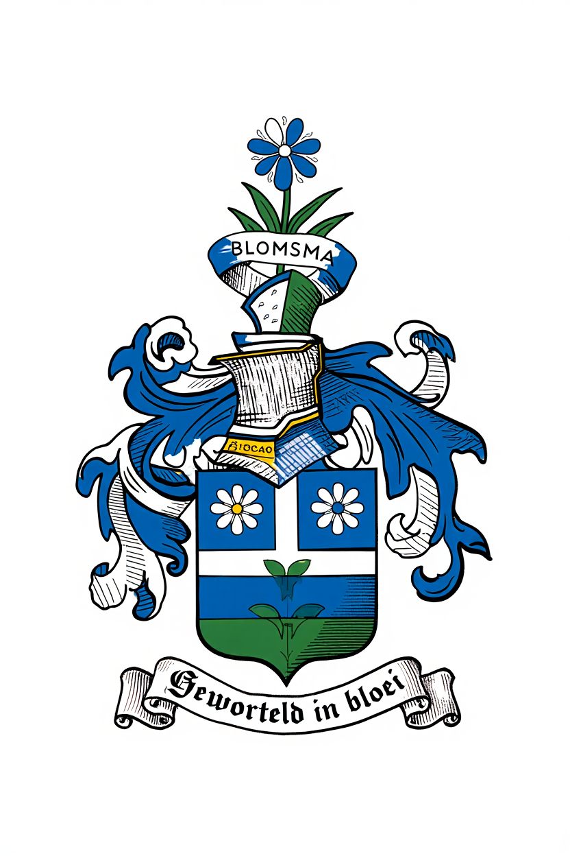 Familiewapen van de achternaam BLOMSMA