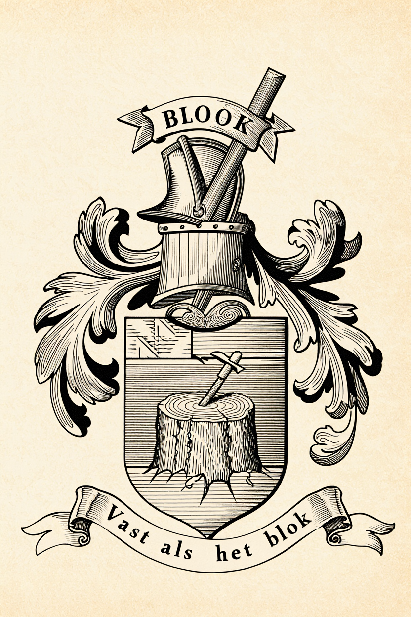 Familiewapen van de achternaam BLOOK
