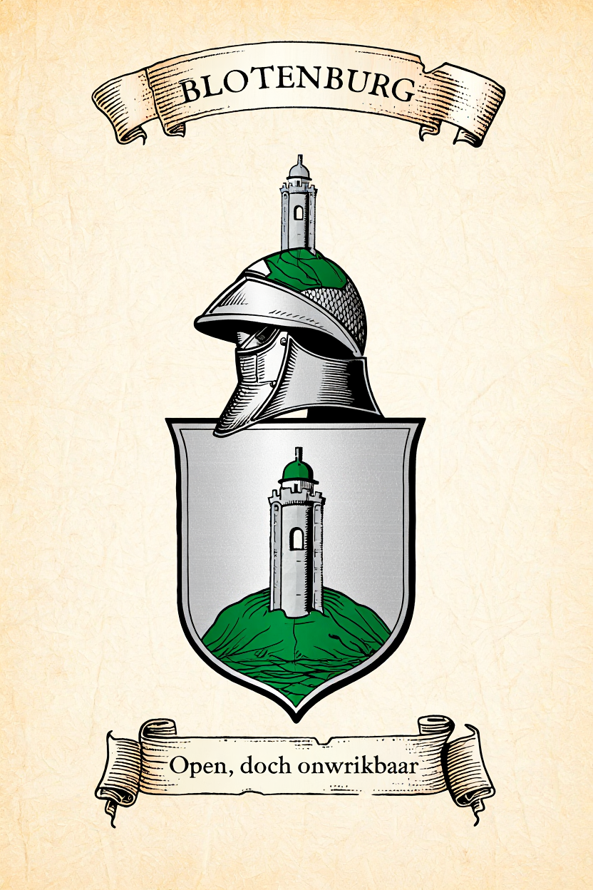 Familiewapen van de achternaam BLOTENBURG (vergrendeld)