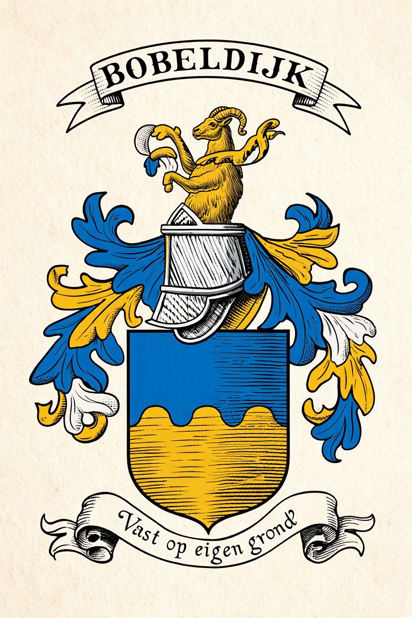 Familiewapen van de achternaam BOBELDIJK