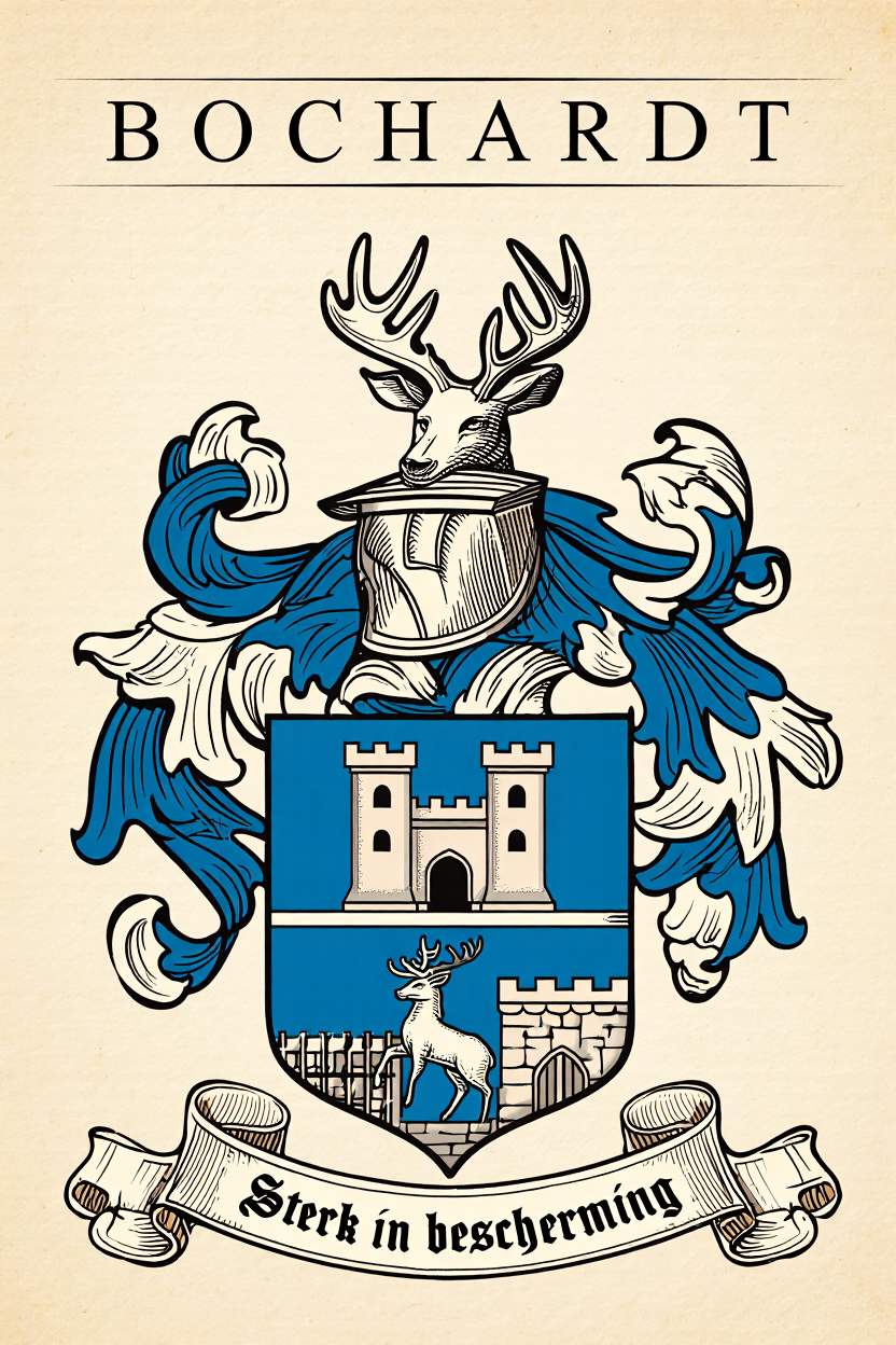 Familiewapen van de achternaam BOCHARDT
