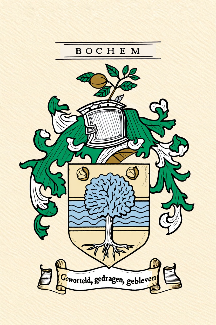 Familiewapen van de achternaam BOCHEM (vergrendeld)