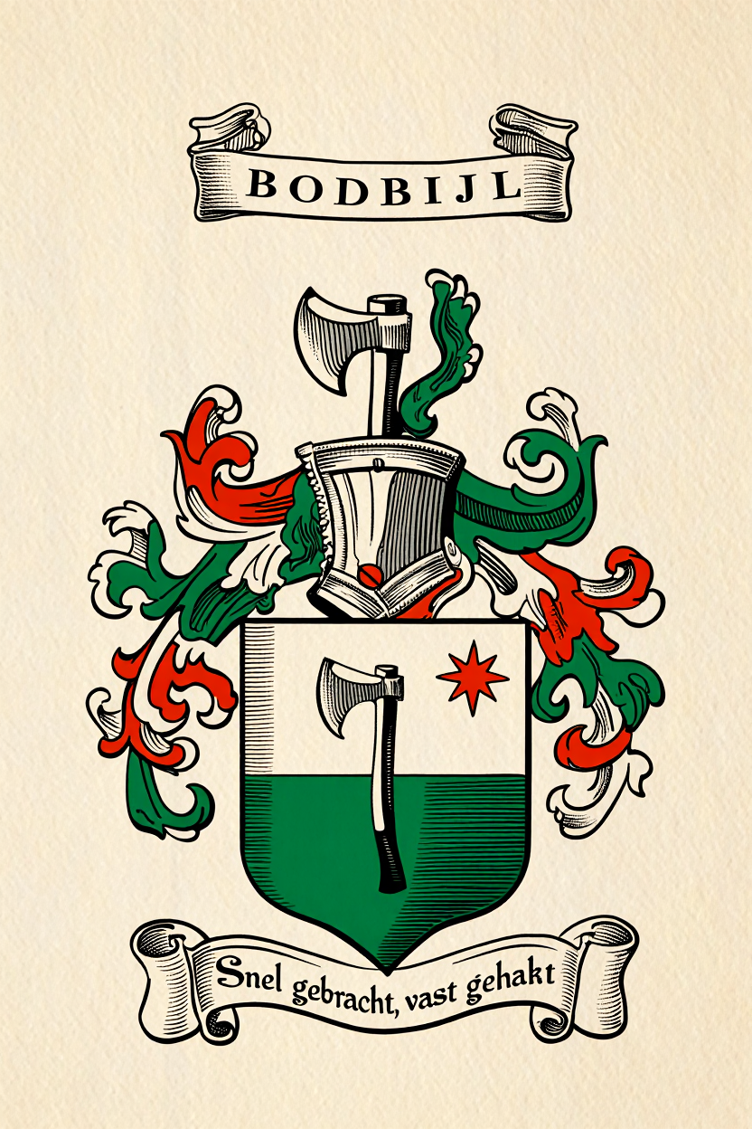 Familiewapen van de achternaam BODBIJL