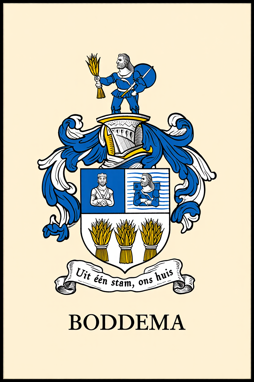 Familiewapen van de achternaam BODDEMA