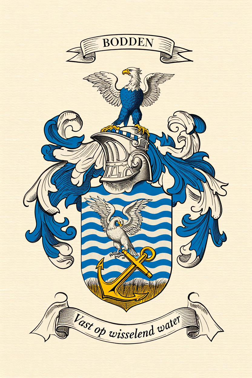 Familiewapen van de achternaam BODDEN