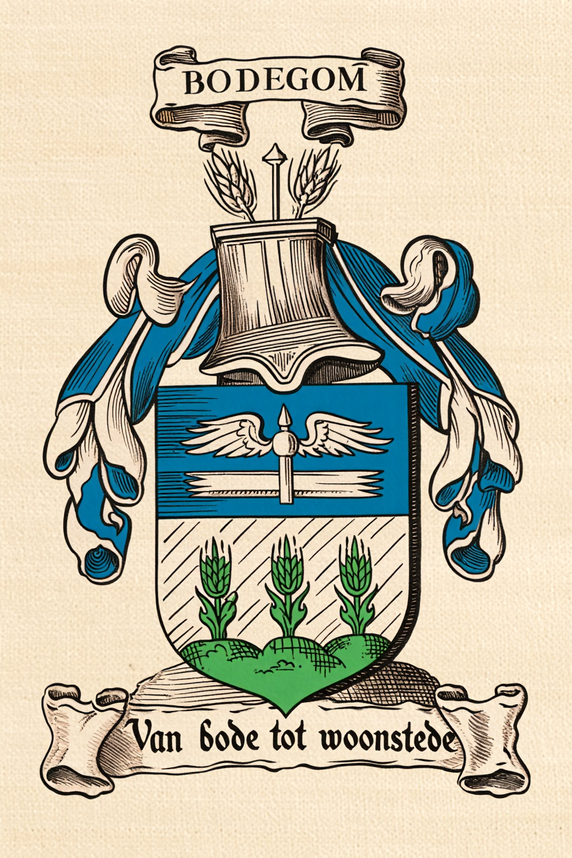 Familiewapen van de achternaam BODEGOM (vergrendeld)
