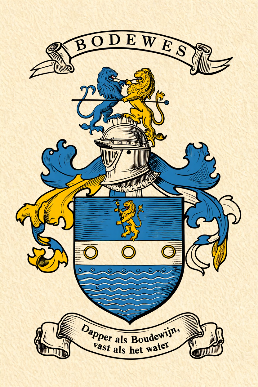 Familiewapen van de achternaam BODEWES