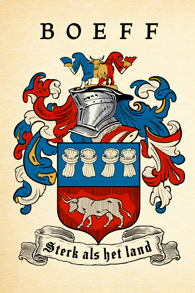 Familiewapen van de achternaam BOEFF