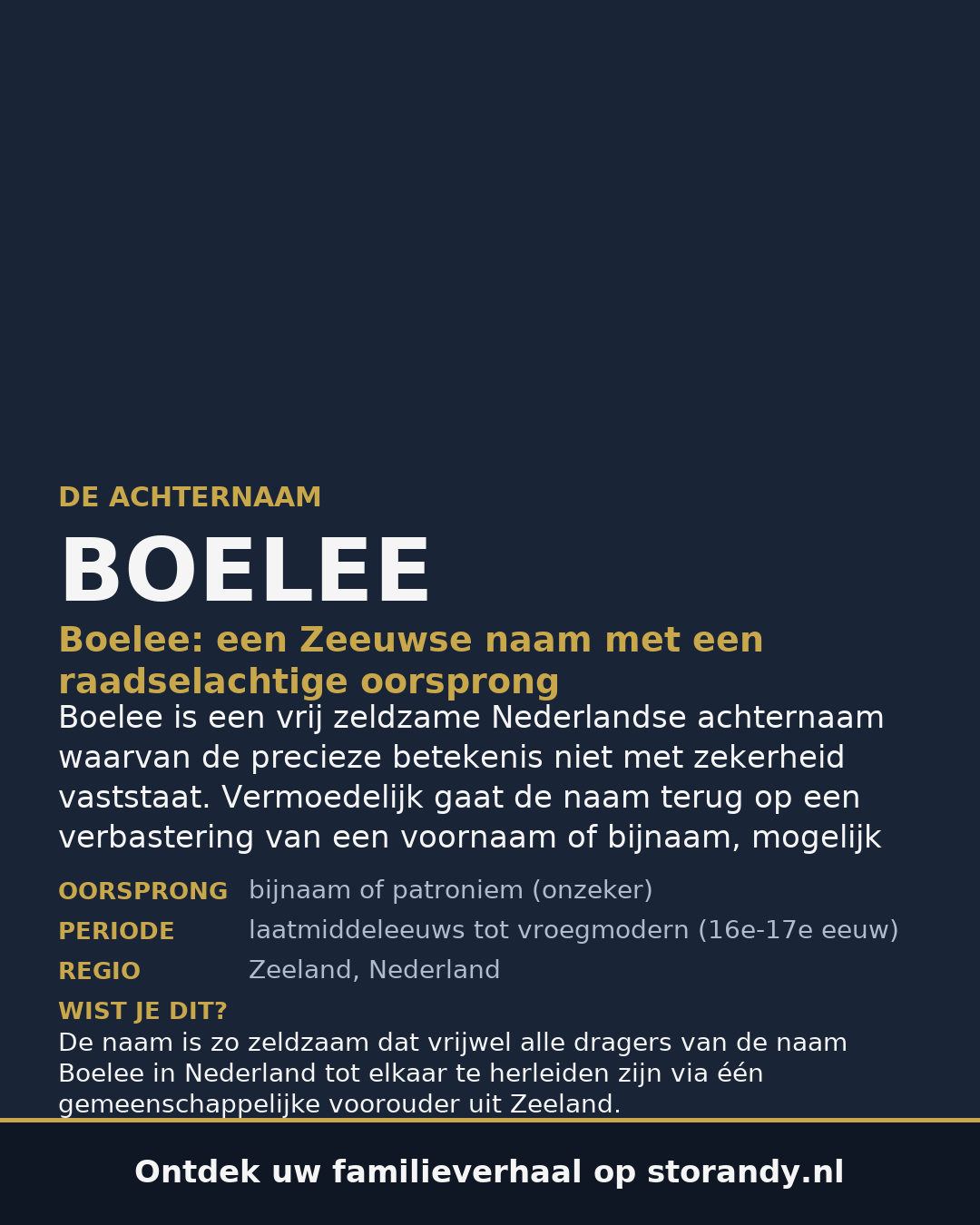 Familiewapen van de achternaam BOELEE
