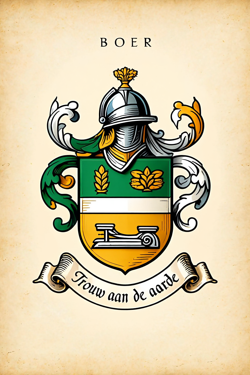 Familiewapen van de achternaam BOER