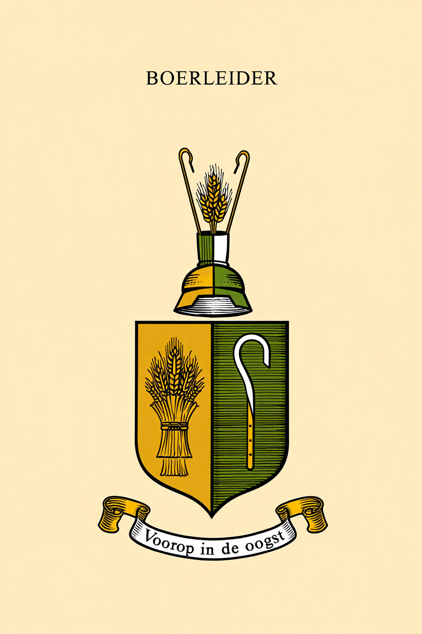 Familiewapen van de achternaam BOERLEIDER (vergrendeld)