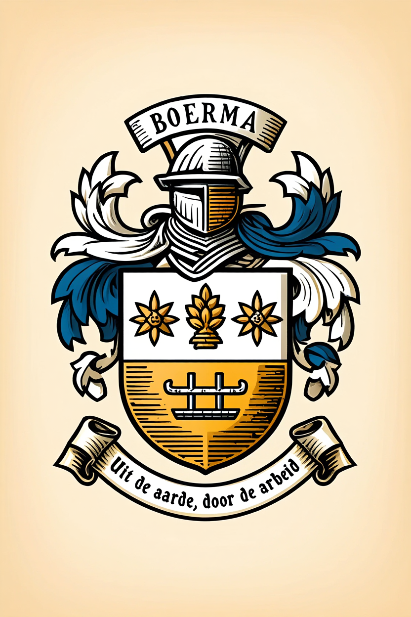 Familiewapen van de achternaam BOERMA