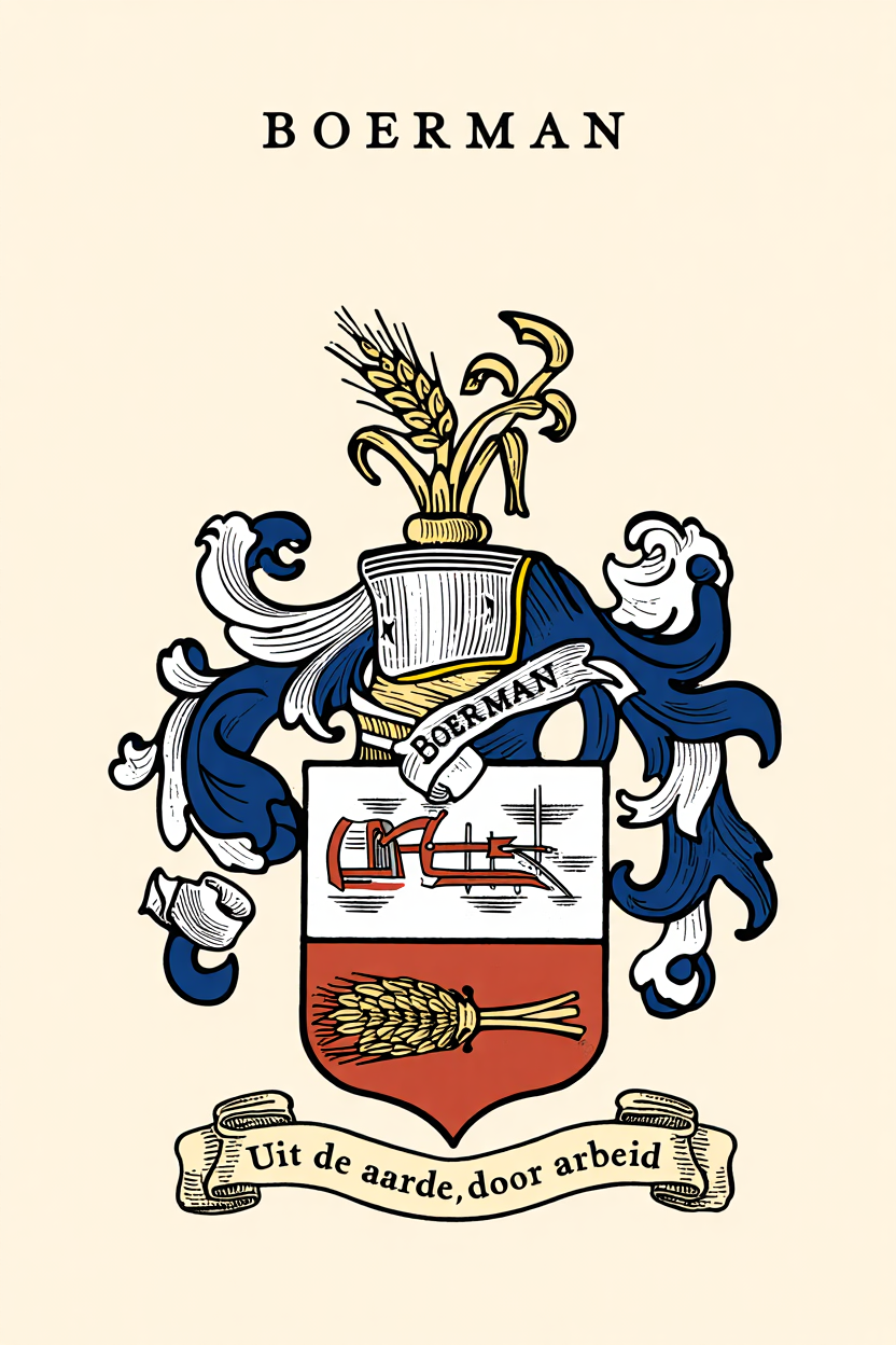 Familiewapen van de achternaam BOERMAN