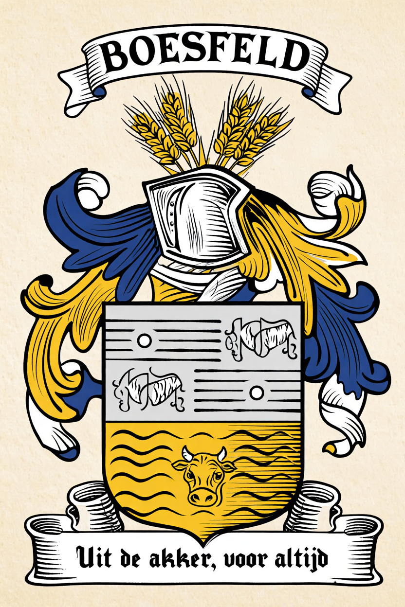Familiewapen van de achternaam BOESFELD