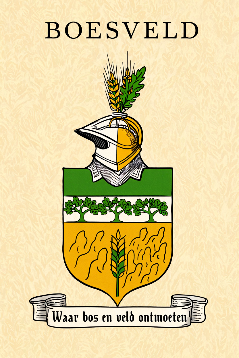 Familiewapen van de achternaam BOESVELD