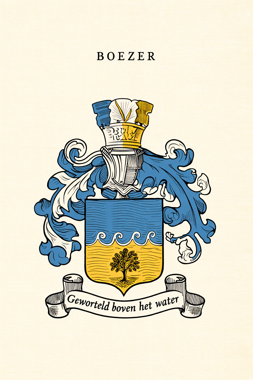 Familiewapen van de achternaam BOEZER