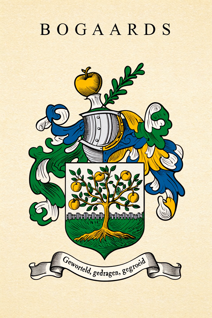 Familiewapen van de achternaam BOGAARDS (vergrendeld)