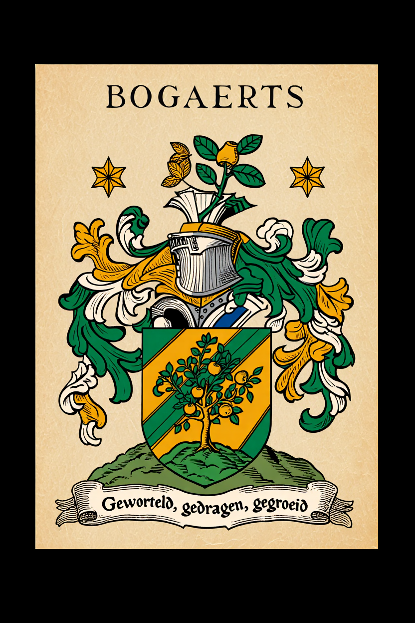 Familiewapen van de achternaam BOGAERTS