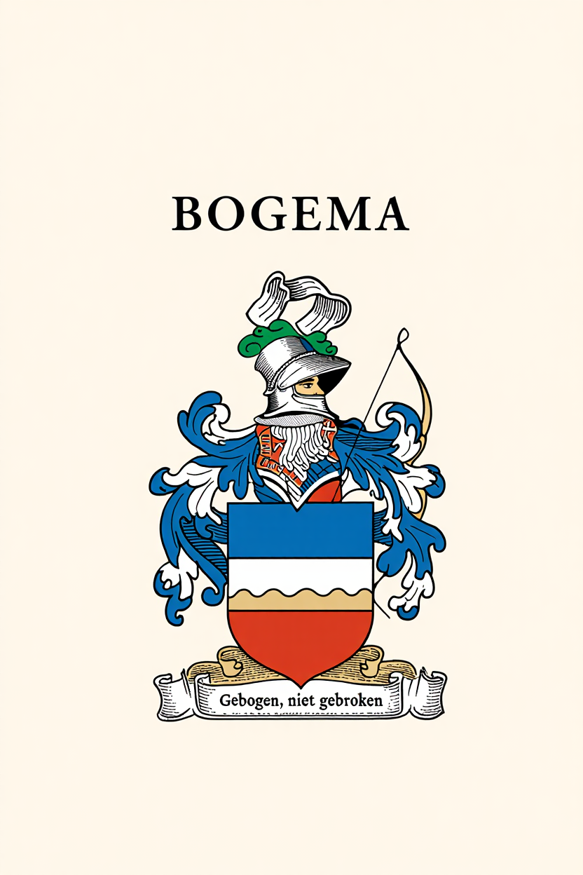 Familiewapen van de achternaam BOGEMA