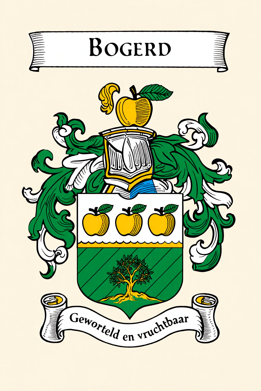 Familiewapen van de achternaam BOGERD