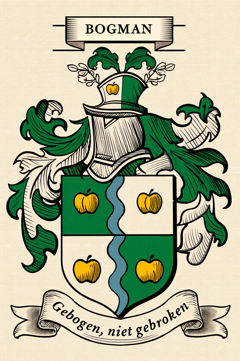 Familiewapen van de achternaam BOGMAN