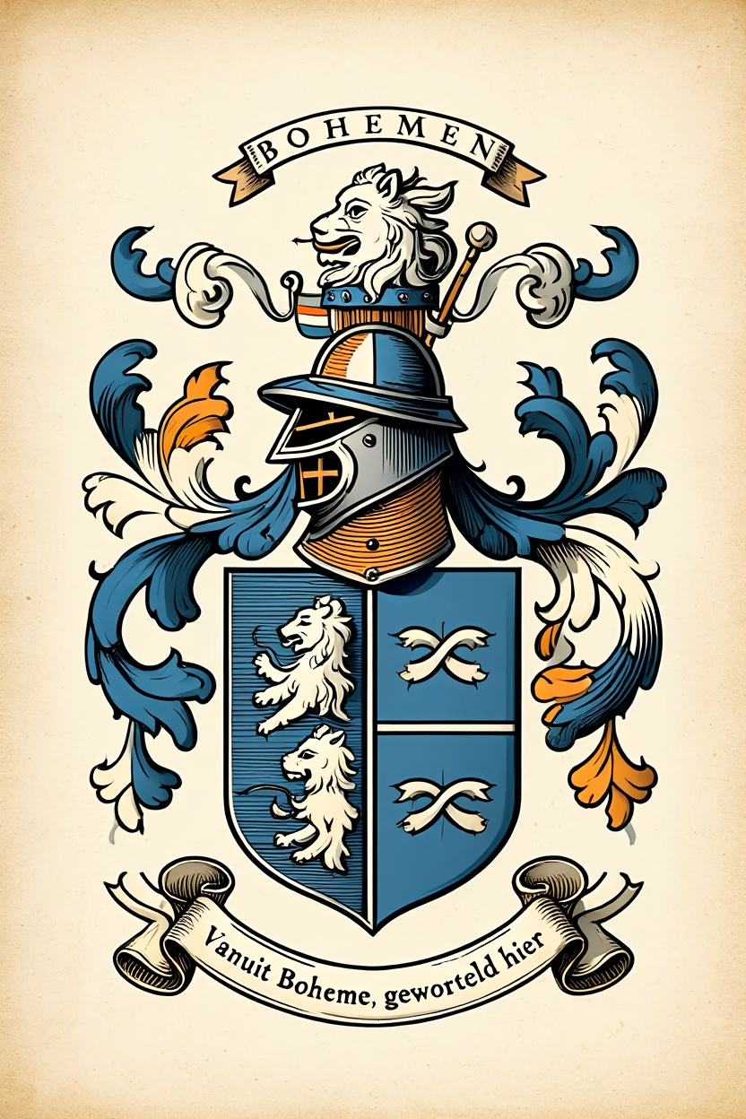 Familiewapen van de achternaam BOHEMEN