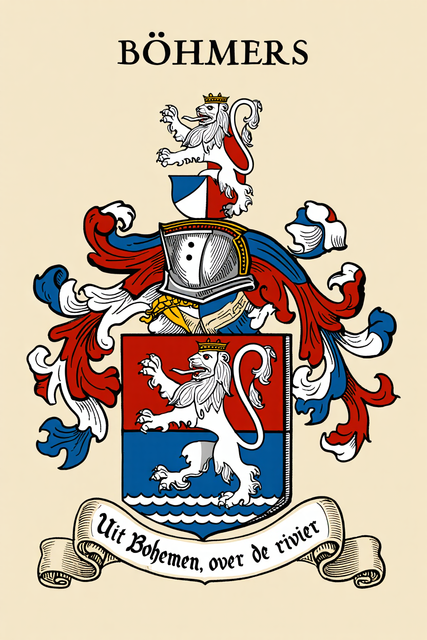 Familiewapen van de achternaam BÖHMERS (vergrendeld)