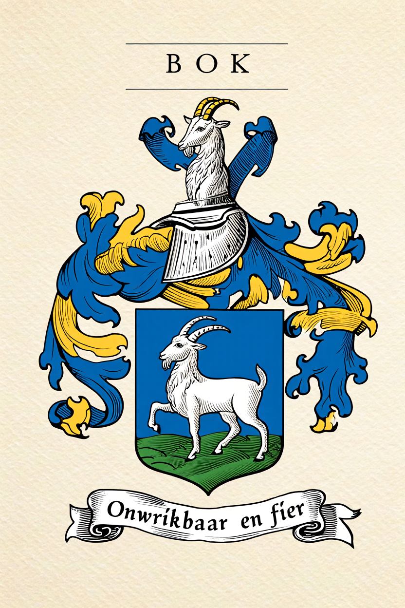 Familiewapen van de achternaam BOK